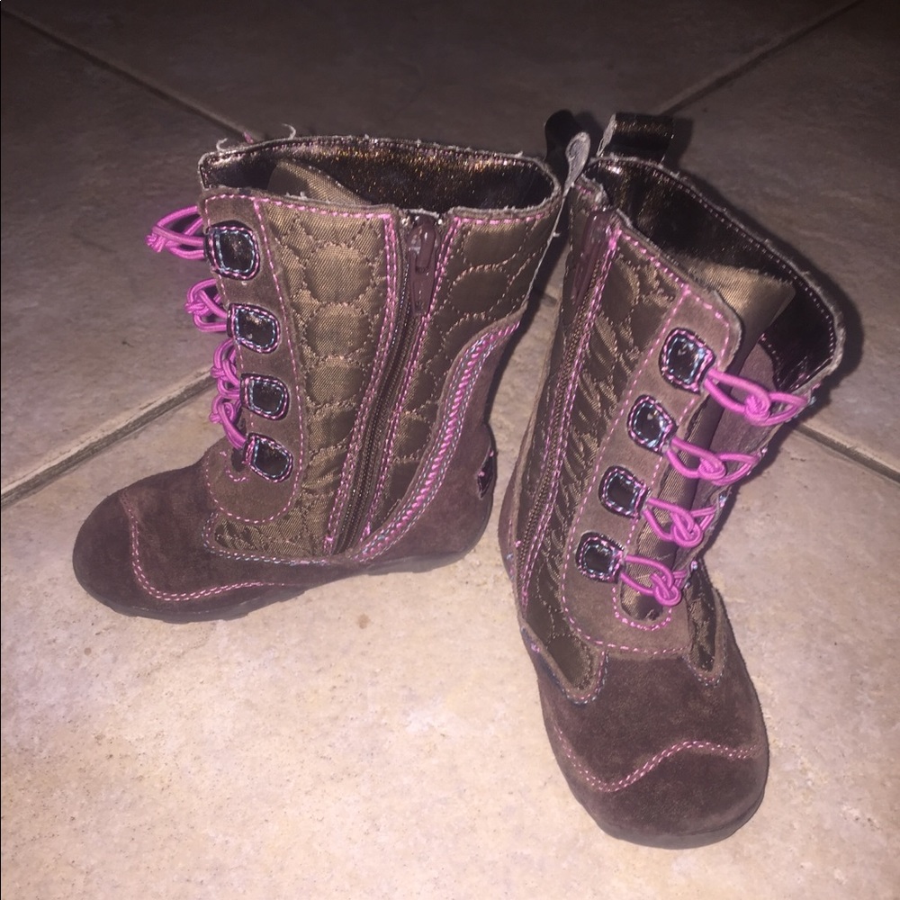 💲SOLD💲Toddler size 5 brown & pink stride rite